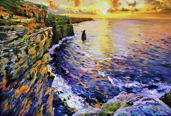 Cliffs of Moher at Sunset by Conor McGuire Cliffs of Moher at Sunset by Conor McGuire